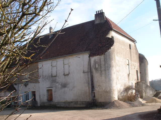 Helft van voormalig château, Haute Saône, Frankrijk