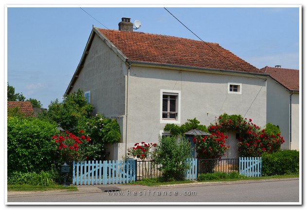 Charmante vrijstaande dorpswoning met mooie tuin, Haute-Saone, Frankrijk