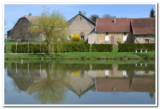 Mooi gelegen dorpswoning met uitzicht op vijver, Haute-Marne, Frankrijk